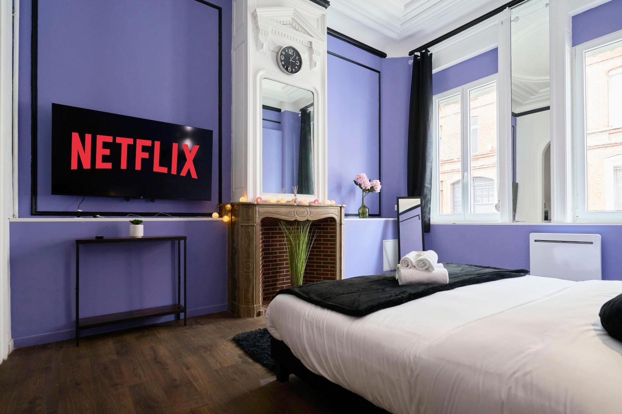 Ng Prestige - Lille L Roubaix Trichon - Balneo - Netflix - Wifi Appartement Buitenkant foto